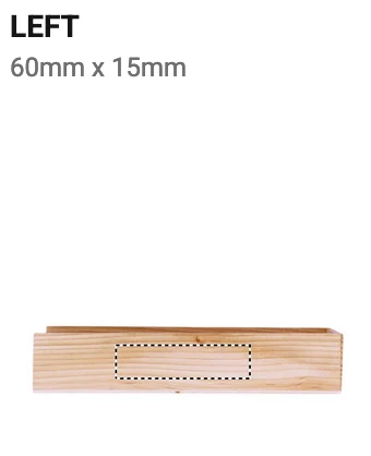 Domino-peli puulaatikossa – 28 palaa. Laserkaiverruksella. Esim. 5kpl. - Image 6