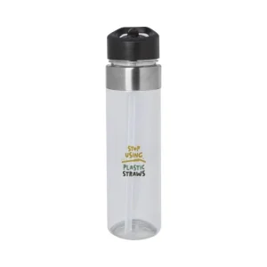Dylan 650 ml:n Tritan-pullo kaatonokkakannella. Esim. 25kpl. 1-väri tampopainatuksella.