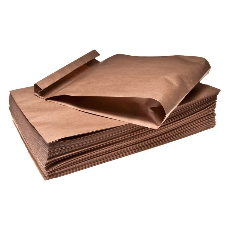 Ruskeat Paperipussi 27+8x37cm 80g | Ekologinen Take Away -pakkaus 100kpl - Image 2